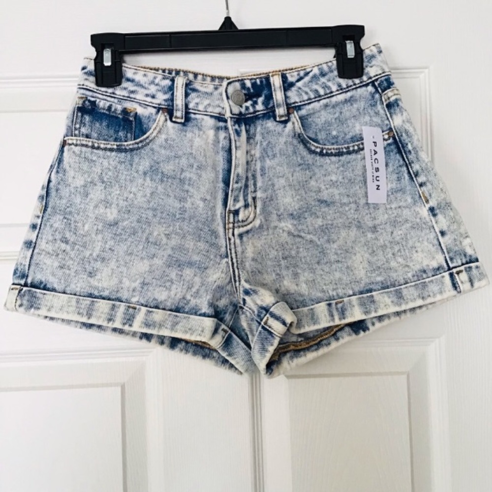 NWT Pacsun Acid Wash Jean Shorts